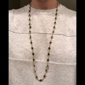 Kendra Scott Chain with Black Iridescent Stones